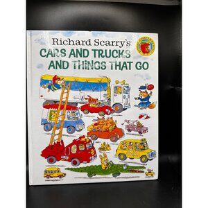 Richard Scarry’s‎ Cars and Trucks and Things that Go Oversized HC Book 2014 50th